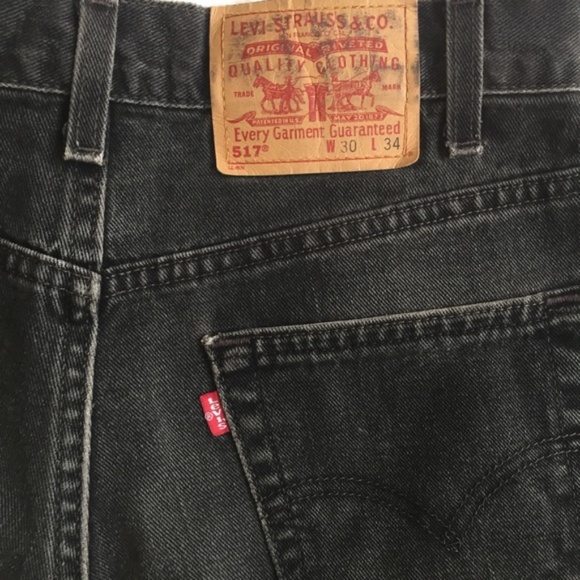 Vintage Levi’s Crop Flare Jeans USA Made Size 29 - Picture 10 of 14